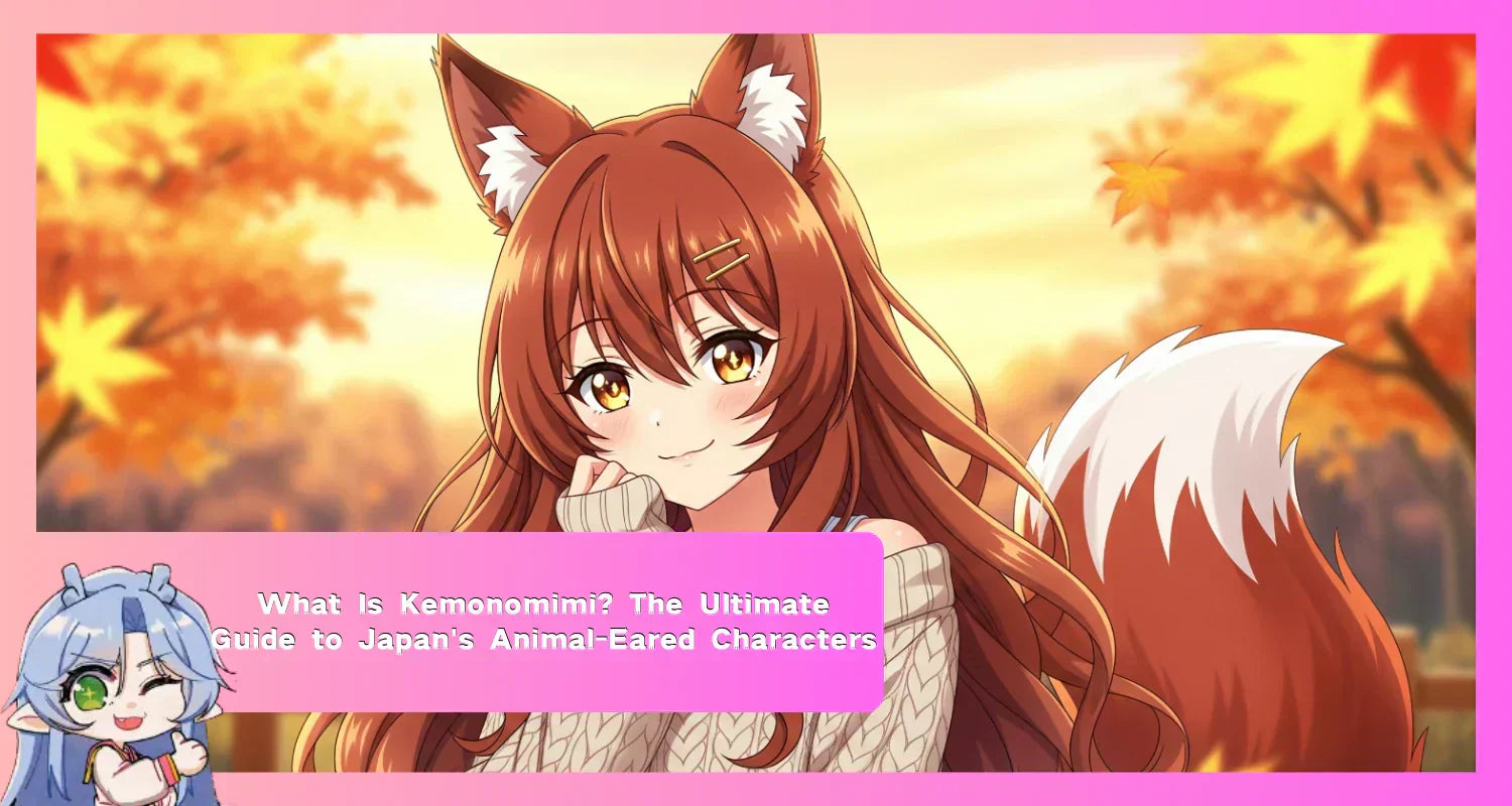 Image of A kemonomimi fox girl, the cover image for an ultimate guide to what is kemonomimi.