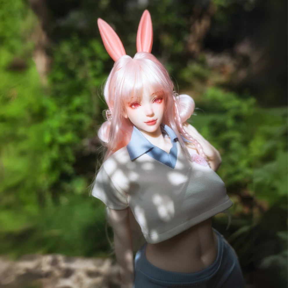 Image of MRL Sex Doll Clothes School Uniform Polo T-shirt (For #2,3,6,8 Body)