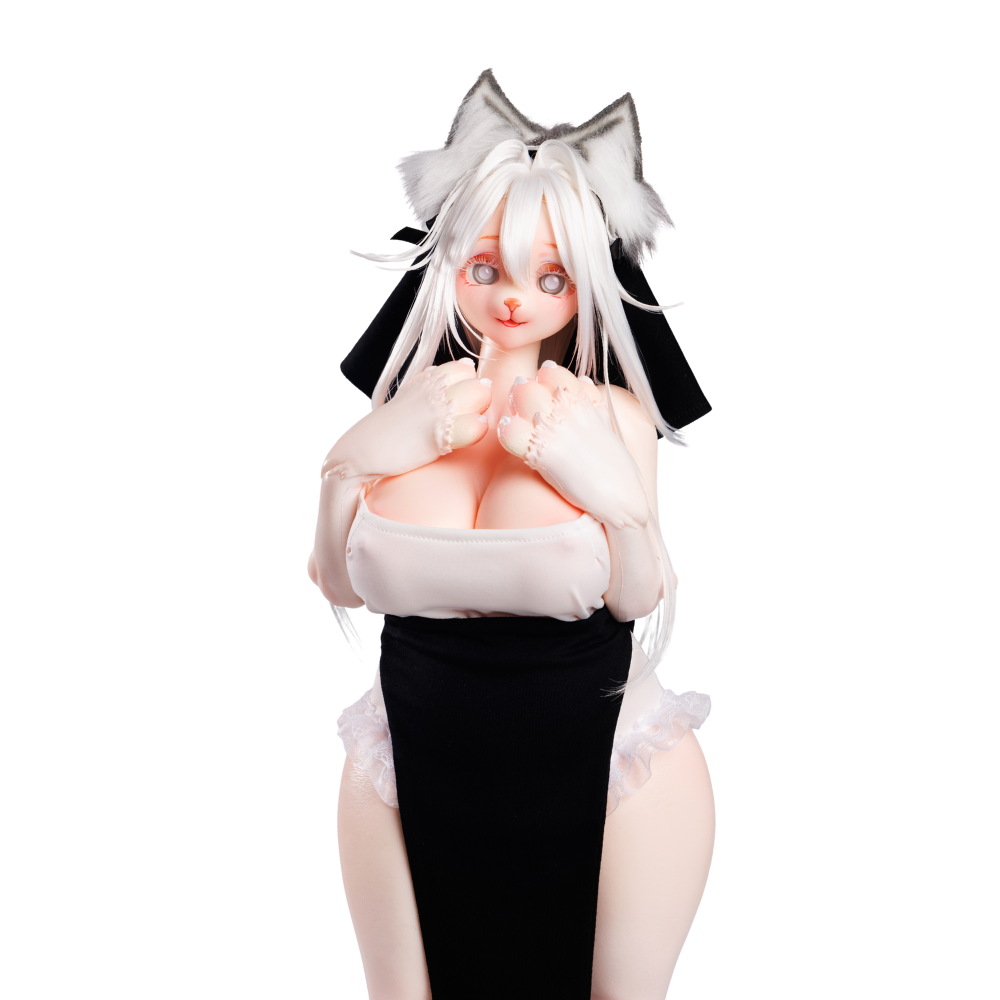 Image of 3.0 Nicole: Furry Hentai Figurine (Anthropomorphic Neko)