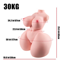 Big Gala: 67lb Realistic BBW Sex Doll Big Tits Milf  MRLSEXDOLL