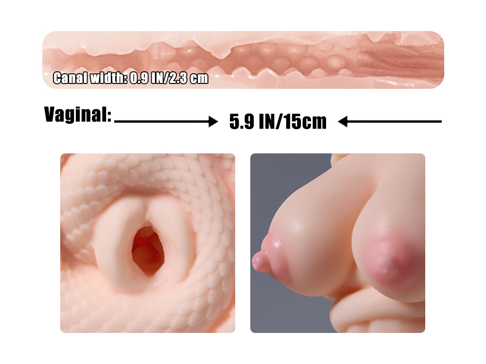 Image of Joe: Snake Lady Medusa Fantasy Tiny Sex Doll