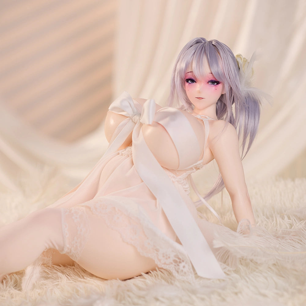 Image of White Sexy Lingerie Mini Sex Doll Clothes Sleep Dress ( For #2,3,5,6,7,8,9,12 Body)