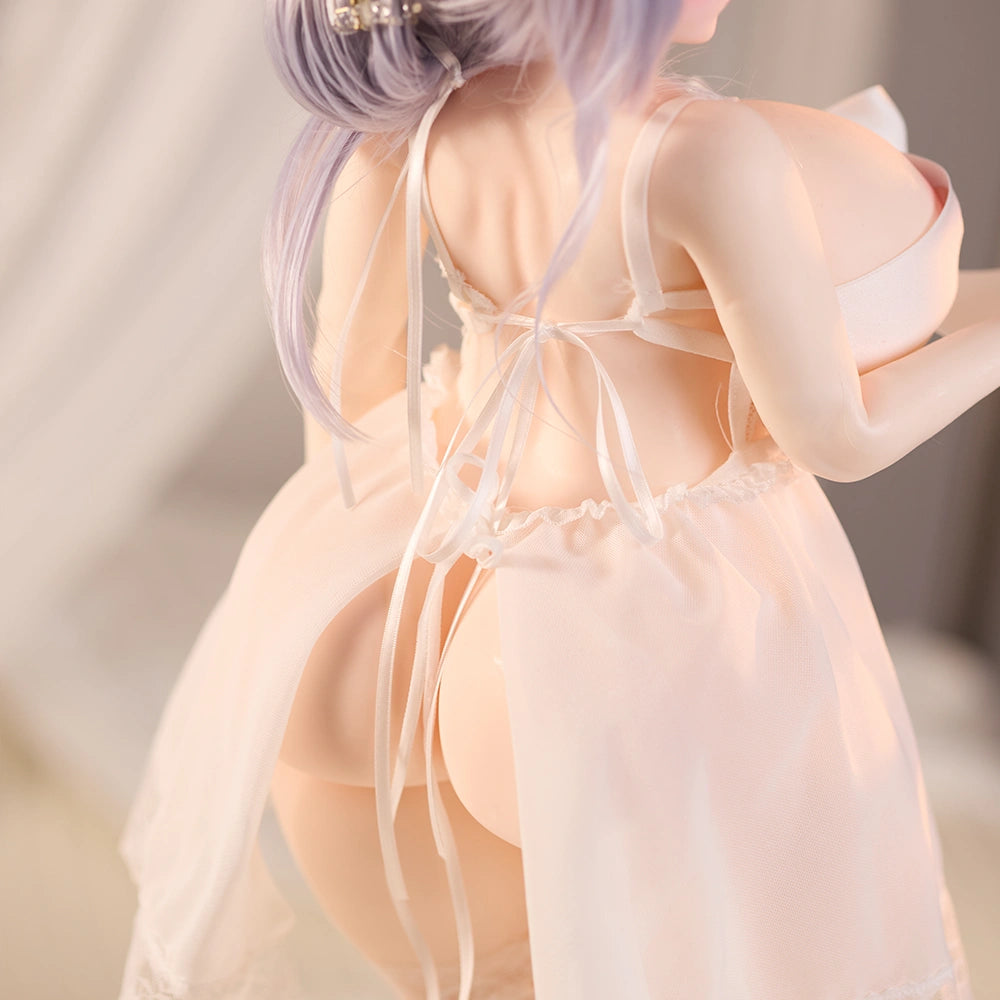 Image of White Sexy Lingerie Mini Sex Doll Clothes Sleep Dress ( For #2,3,5,6,7,8,9,12 Body)