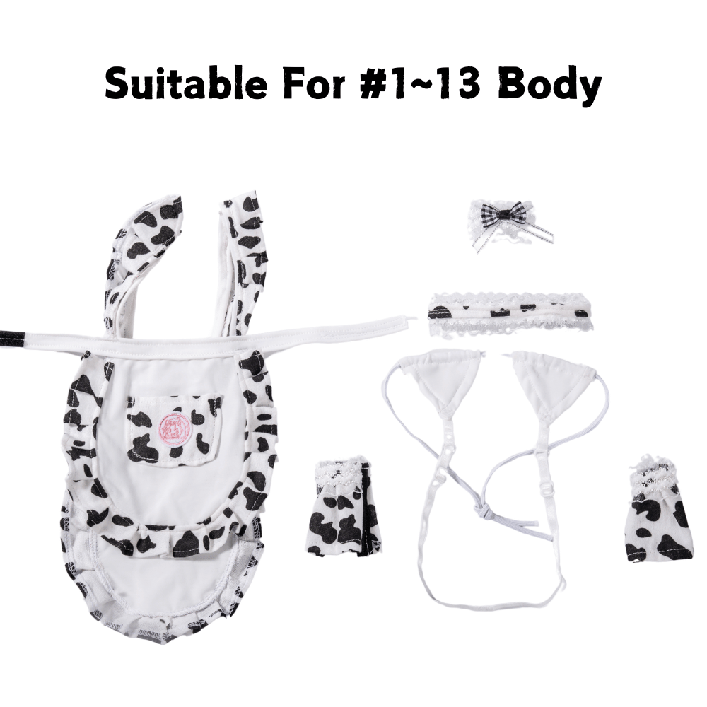 Image of Sex Doll Clothes Cow Girl Anime Cosplay Suit (For #1~13 Body)