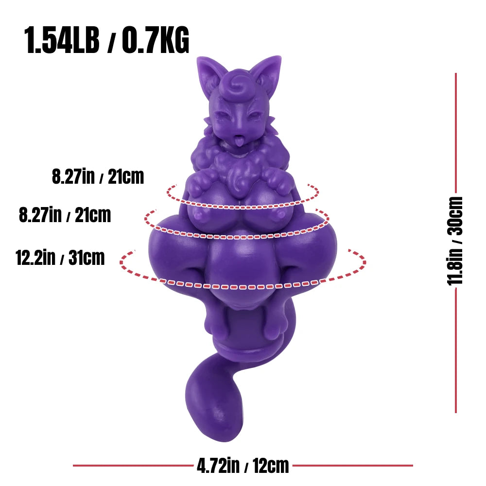 Image of Boinos size chart showing 30 cm length, 12 cm width, 21 cm bust and waist, 31 cm hips, and 0.7 kg weight