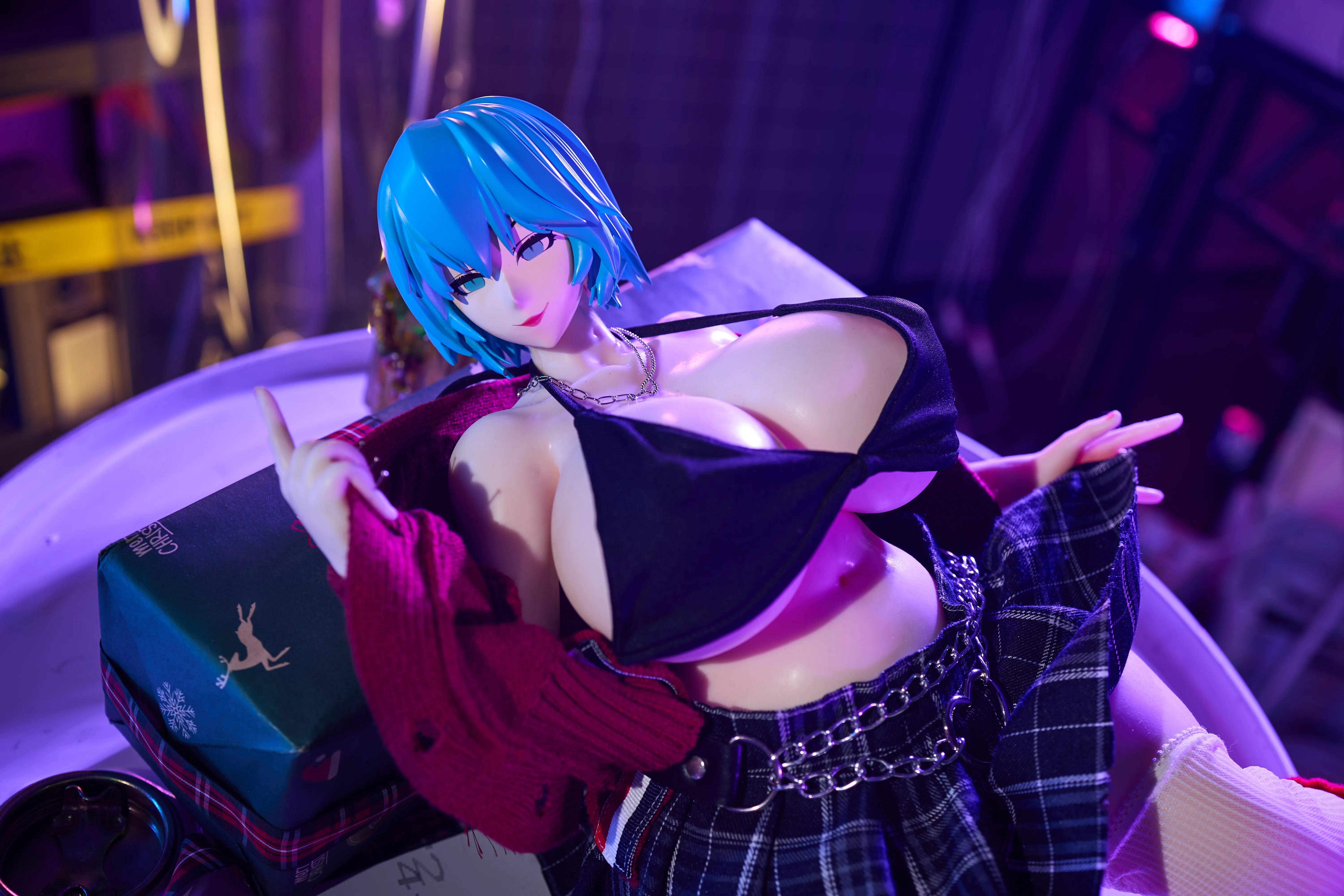 Image of The Nyakumi futa sex doll featuring a big dick.