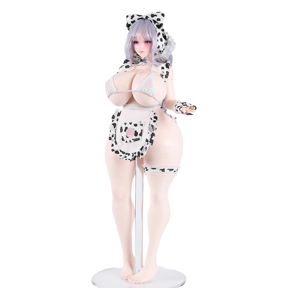 Image of 3.0 Keiko: Nude Anime Figures Maid Girlfriend Cow Costume Cosplay
