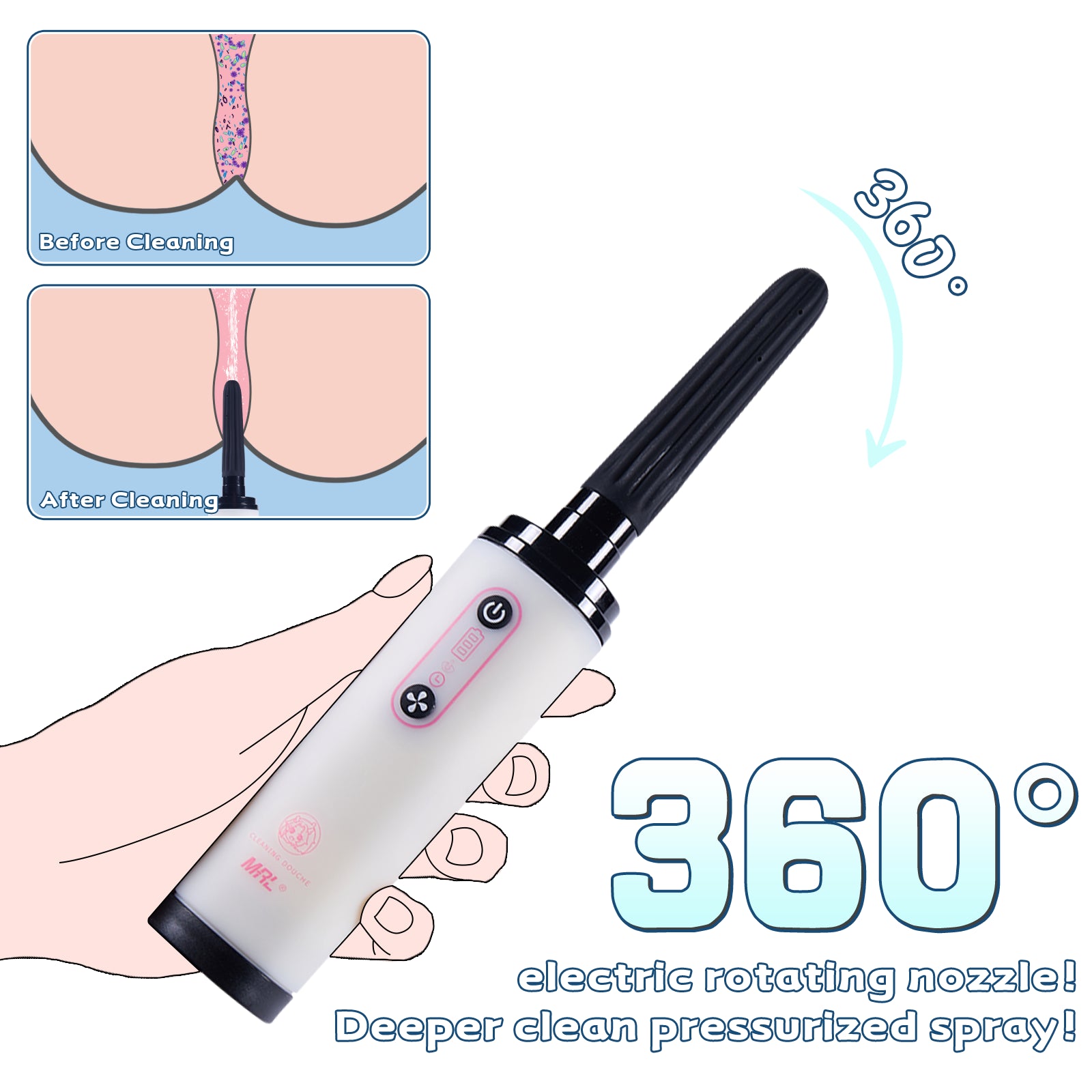 Image of MRLSEXDOLL Automatic Cleaning Douche For Male Masturbator