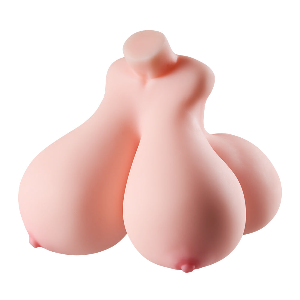 Image of The Mini Mya mini sex torso, a BBW adult toy with huge tits and a pear-shaped body.