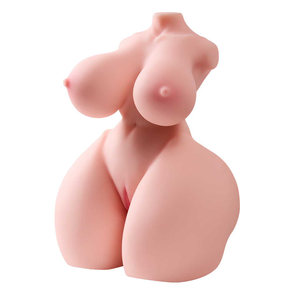 Image of The Gala torso masturbator, a realistic BBW sex doll with perfect tits and a nice pussy.