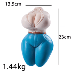 Denim Diva: Mini Sex Doll Torso Male Masturbator MRLSEXDOLL Denim Diva: Mini Sex Doll Torso Male Masturbator MRLSEXDOLL