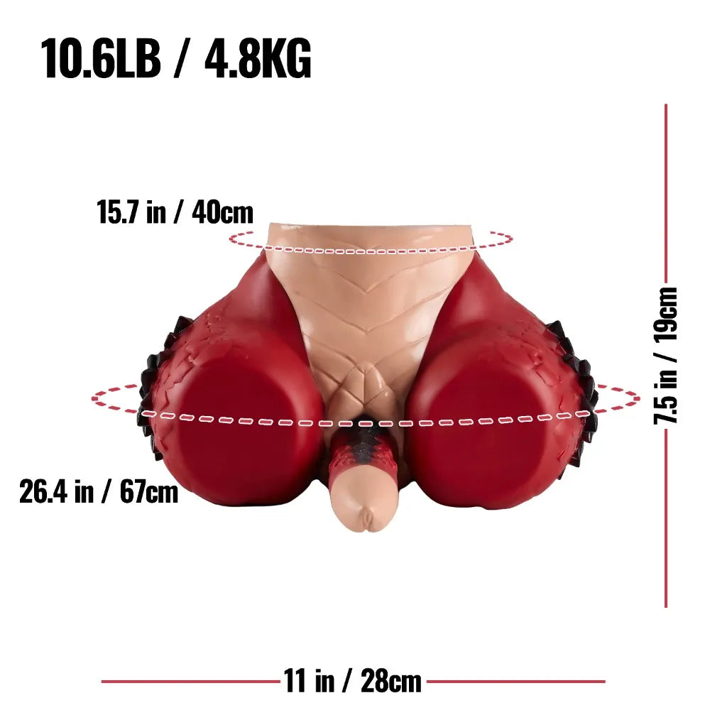 Image of Klarus Dragon Sex Toy – Original Futa Silicone Torso