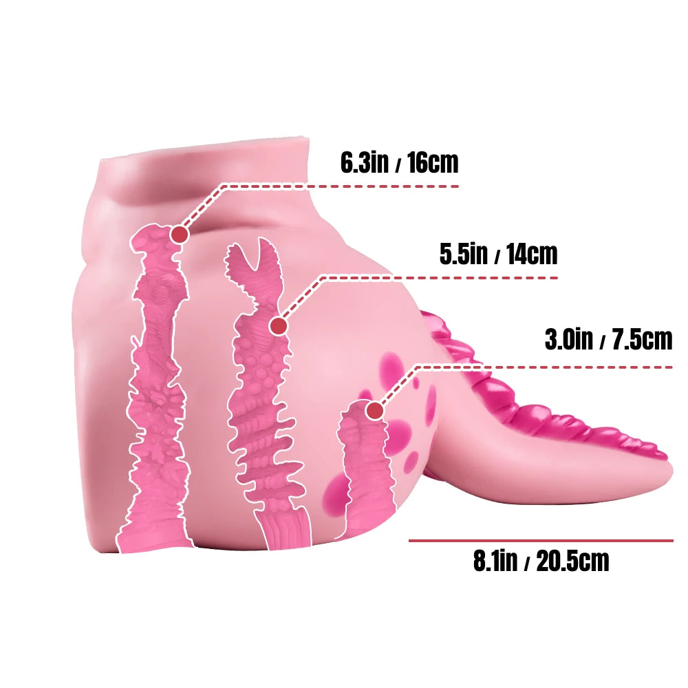Image of Lola Axolotl Furry Sex Doll Torso with Three Openings