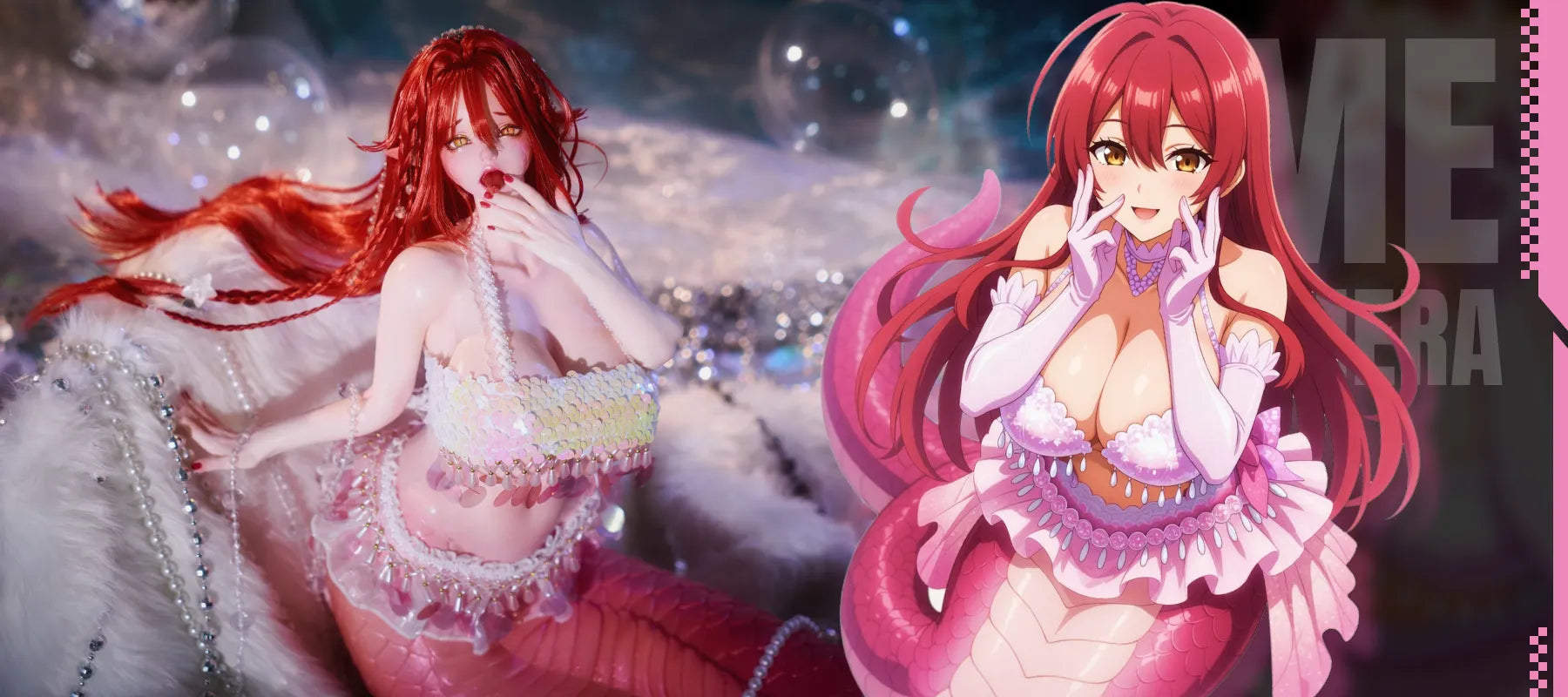 Mera the Succubus Lamia anime snake girl figure