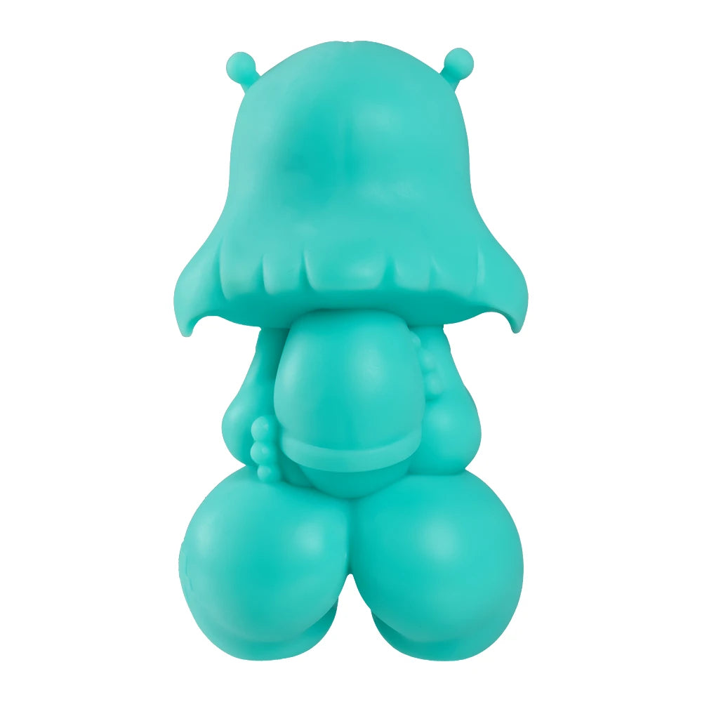 Image of Rear view of Rei showing her hair, antennae, arms, and sculpted back details.